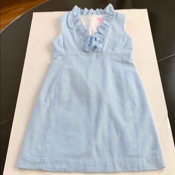Lilly Pulitzer Adeline Seersucker Shift Dress - Picture 4 of 5
